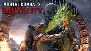 MORTAL KOMBAT X · Reptile - ALL BRUTALITIES [HD] 60fps | MKX