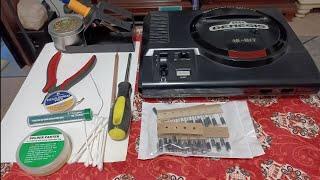 Replacing Capacitors on My Sega Genesis - part 1 | Joe's Retro World 2024