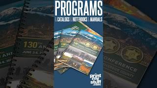 Programs, Catalogs, Notebooks & Manuals: Riverside County Sheriff's Association