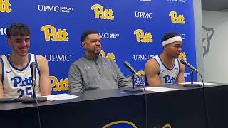 Pitt Basketball Press Conference After Stanford Win