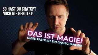 Unbekannte Funktion von ChatGPT: Diese Taste ist ein GameChanger!