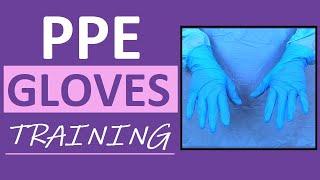 PPE Gloves Training: Don & Doff Gloves with Personal Protective Equipment