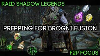 Start Prepping for Underpriest Brogni Fusion - F2P Focus | RAID: Shadow Legends