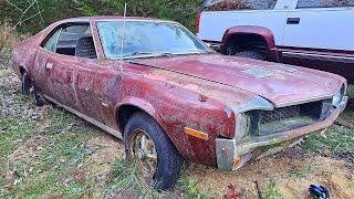 Rotting AMC Javelin Sitting for 25 years Will It Run? - NNKH