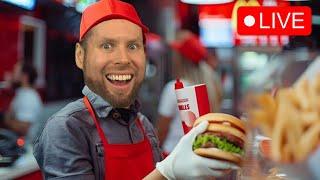 First time playing Fast Food Simulator - LIVE STREAM