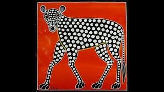 Art projects from around the World --East African style of Tinga Tinga painting.