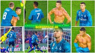 Cristiano Ronaldo Vs Barca 2017 / RARE CLIPS ● SCENEPACK 4K ( With AE CC and TOPAZ )