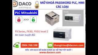 Crack PLC Omron, bẻ khoá, đọc mật khẩu, unlock password PLC, HMI Omron