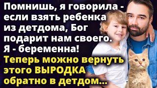 Помнишь, я говорила - если взять ребенка из детдома, Бог подарит нам своего Истории любви до слез