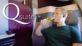 Qatar Airways Qsuite BUSINESS Class & Al Mourjan Garden Lounge