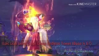 [EPIC] Powerful Low Level Sage Class Endless Tower (Professor lv67)