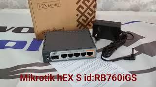 MikroTik hEX S или RB760iGS проводной маршрутизатор