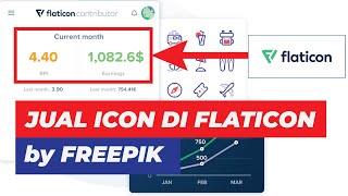 CARA JUAL ICON DI FLATICON BY FREEPIK CONTRIBUTOR