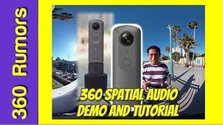 Ricoh Theta V 360 spatial audio sample and tutorial for Adobe Premiere Pro