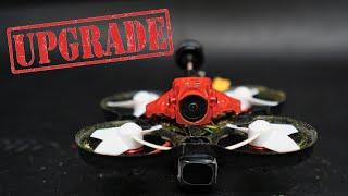 Eachine Trashcan (tiny whoop/fpv micro drone) mods & upgrades: 1s & 2s lipo, vtx antenna, & props 