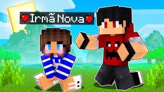 Minha IRMÃ MAIS NOVA entrou no meu Minecraft