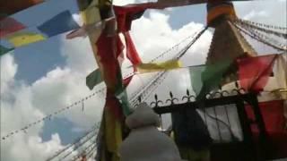 Sights and Sounds around the Boudhanath Buddhist Stupa in Kathmandu, Nepal