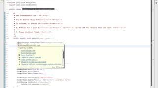 HOW TO IMPORT CLASSES IN ECLIPSE AUTOMATICALLY TAMIL