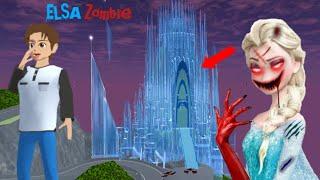 Zombie ELSA & her Palace | SAKURA School Simulator Horror Drama 