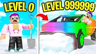 Can We Go MAX LEVEL In ROBLOX SNOW SHOVELING SIMULATOR!? (SECRETS UNLOCKED!)