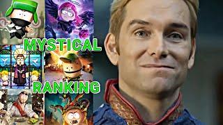 Ranking All MYSTICAL Cards | South Park Phone Destroyer