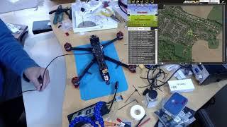 ArduCopter 7" LR Build Video 14 - Initial Configuration, Ready to Arm