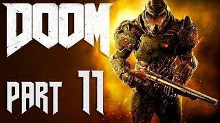 DOOM 4 ПРОХОЖДЕНИЕ ULTRA ВСЕ СЕКРЕТЫ часть 11 - Некрополь: Тигель