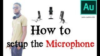 How to setup the Microphone in Adobe Audition CS6