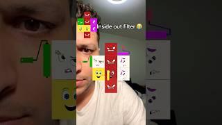 Impossible Inside Out Puzzle Game ! #insideout #filterchallenge #filter #game #shorts