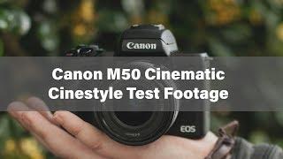 Canon M50 | Cinestyle 60fps Cinematic Test [Handheld w/ Kit Lens]