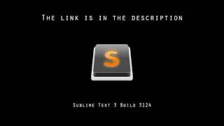 [NEW] Sublime Text 3 Build 3124 Licence