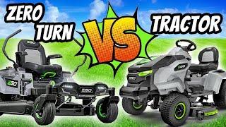 What's Best? - ZTR vs Lawn Tractor 