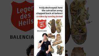 That time the Salvation Army clapped back at Balenciaga | #fashion #balenciaga #salvationarmy