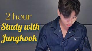 Study with Jungkook 2 HOURS (Study with BTS, Jungkook version)