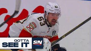 GOTTA SEE IT: Brad Marchand Wins Game 2 For The Panthers In Double OT