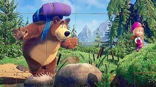 Big Hike | Masha and the Bear | Puzzle for kids and for fun | Puzzle Lovers