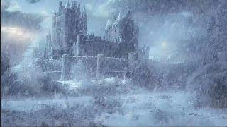 Howling Winds and Blizzard Sounds for Sleeping at a Abandoned castle | Winter Storm | White Noise