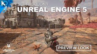 Sci-Fi Colony - Interactions - Unreal Engine 5 #GameDev #UE5