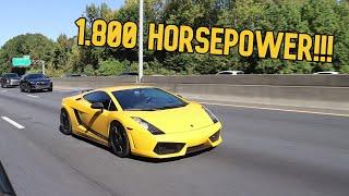 1,800HP Monster!! Underground Racing Gallardo Superleggera!!!