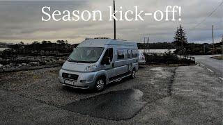 Kicking off the Norwegian vanlife season at Syltøy motorhome parking