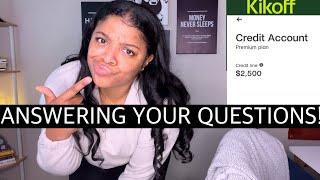 KIKOFF $2500 Credit Line Q&A | My Thoughts On Kikoff | Is It Worth It + RANT! | LifeWithMC