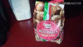 Great Value Italian Style Meatballs 