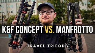 BEST Travel Tripod?! K&F Concept Compact VS. Manfrotto Befree Comparison