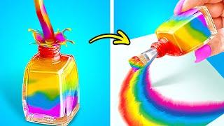 COOL ART HACKS AND DIY CRAFTS || Easy Painting & Drawing Tips You Need to Try