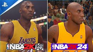 NBA 2K24 VS NBA 2K14 Graphics / Gameplay Comparison 10 YEARS LATER