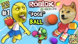 Let's Play ROBLOX #1: Doge the Dog Ball aka Dodgeball (FGTEEV Xbox One 4 Rounds of Fun)