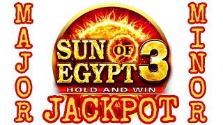 SUN OF EGYPT 3 MAJOR AND MINOR JACKPOT