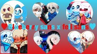 Blueberry sans x fell sans (like a love song male Version)