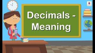 Decimals - Meaning | Mathematics Grade 4 | Periwinkle