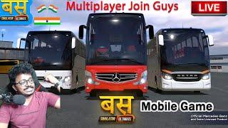 Bus Simulator Ultimate India Multiplayer VOLVO APSRTC & TSRTC  LIVE  Stream Mobile Game